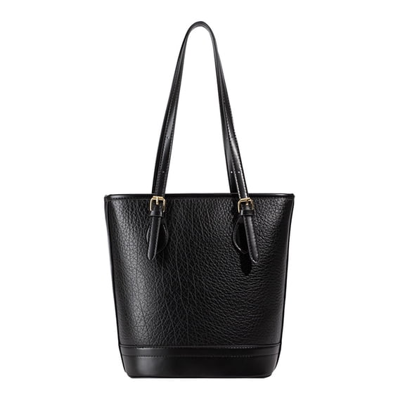 SUSHANG Ladies Fashion Casual Solid Color Leather Large Capacity Belt Buckle Zipper Shoulder Womens Backpack Purses and Handbags