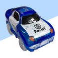 thumbnail image 4 of Light Up Car Track Toy Racing Track Accessories Compatible with Most Tracks (Blue Police Car), 4 of 6