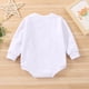 thumbnail image 2 of Gibobby Ropa Para Bebe Infant Girls Valentine's Day Manga larga Corazones Impreso Pullover Recién nacido Sudadera Body(Blanco, 6-12 Meses), 2 of 5