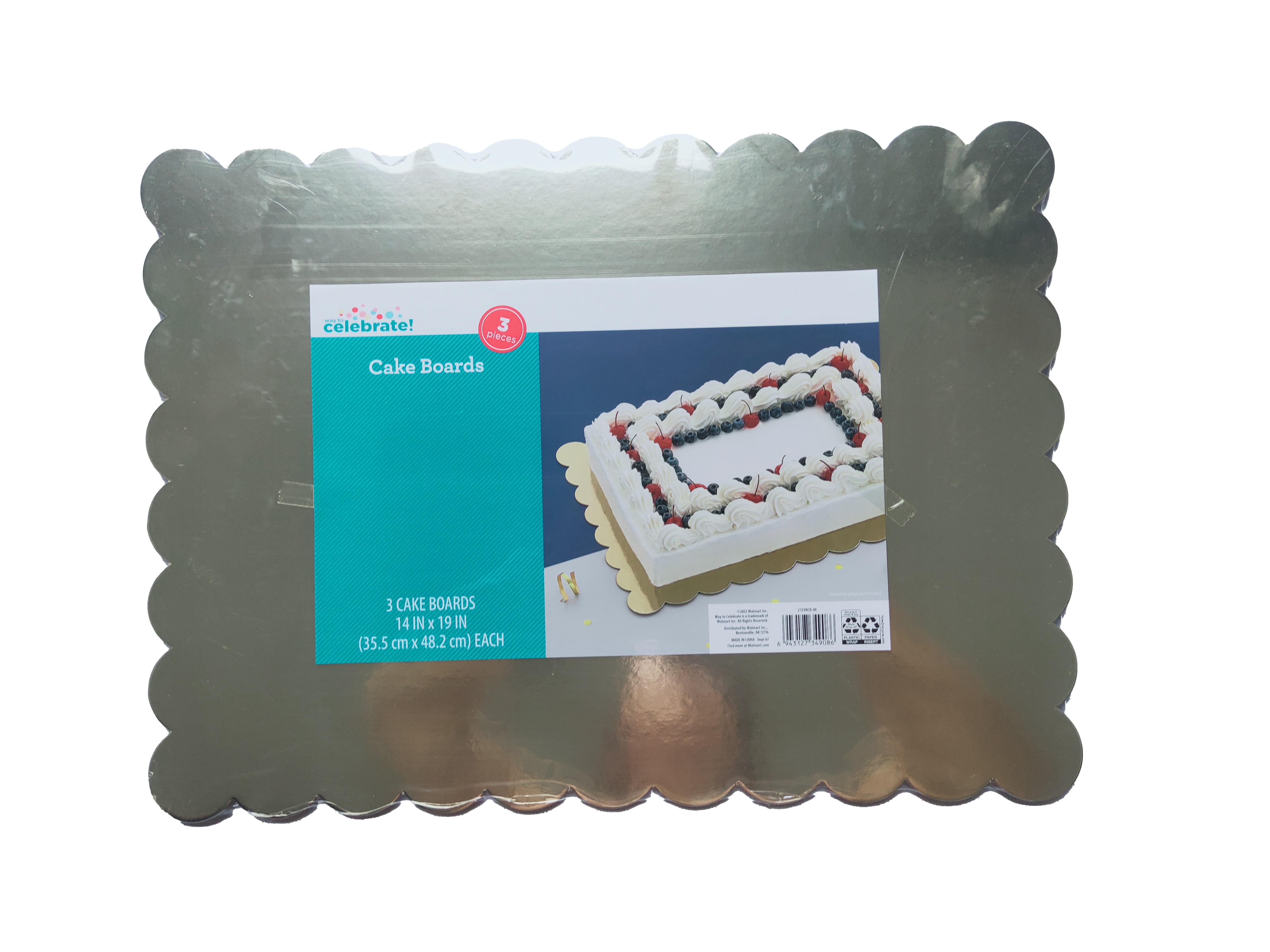 Way To Celebrate Cake Board