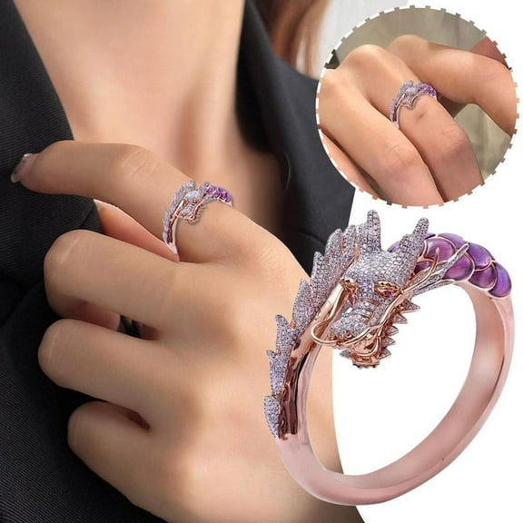 Misterolina Dragon Rings Twotone Rings