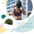 thumbnail image 2 of Cooling Skull Caps Cold-Proof Comfortable Riding Hats Cycling Accessories Sun Protection Summer Helmet Liner for Biking Climbing Green, 2 of 7