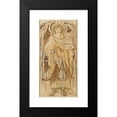 thumbnail image 2 of Sir Edward Coley Burne-Jones 9x14 Black Modern Framed Museum Art Print Titled - The Angels of the Hierarchy - Thrones, 2 of 5