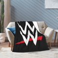 thumbnail image 6 of WWE Throw Blanket, Cozy Flannel Blankets For Boys Girls, Super Soft Warm Blanket For Couch Sofa Bed, 6 of 9