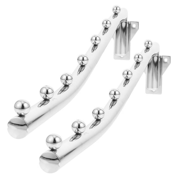 FUTUREORYY 2- Mounted Metal Clothes Rack in , Iron Material for Efficient Home Organization and Storage