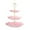 Pink, variant on 3 Tier Plastic Cupcake Stand Dessert Cupcake Stand Cakes Fruit Candy Display Tower For Wedding,Birthday Party,Tea Party And Shower,Afternoon Tea Stand,Cake Tier Stand,Tea Party Cake Stands(White,1Pc)