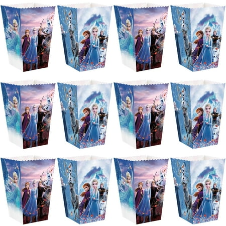 

24 PCS Frozen Party Popcorn Boxes Frozen Party Favor Boxes Frozen Candy Boxes for Kids Birthday Party Supplies C48