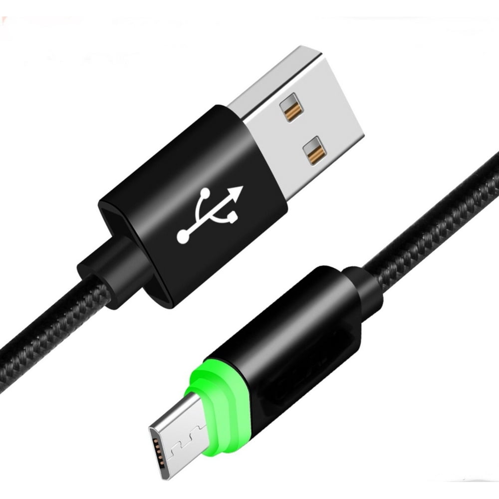 New! LED Lit Cable for Barnes & Noble NooK COLOR Battery Charger Cord