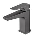 thumbnail image 3 of Voltaire Single Hole, Single-Handle, Bathroom Faucet in Gunmetal Grey, 3 of 12