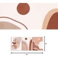 thumbnail image 4 of Visual Art Decor Boho Wall Art Bohemian Wall Decor Bathroom Art Wall Decor Boho Decor Framed Canvas Artwork Ready to Hang (Very Pink)12x16inchx3 Pieces, 4 of 11