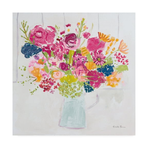 Trademark Fine Art 'Bouquet for You Bright' Canvas Art by Farida Zaman