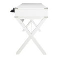 thumbnail image 3 of Pemberly Row Contemporary 46" Desk with Power in White Finish, 3 of 5