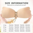 thumbnail image 3 of Olamtai Sticky Push up Bra, Invisible Adhesive Silicone Strapless Bras for Women, Backless Lift Push up Bra for Large Breasts - Nude Bra Size D, 3 of 8