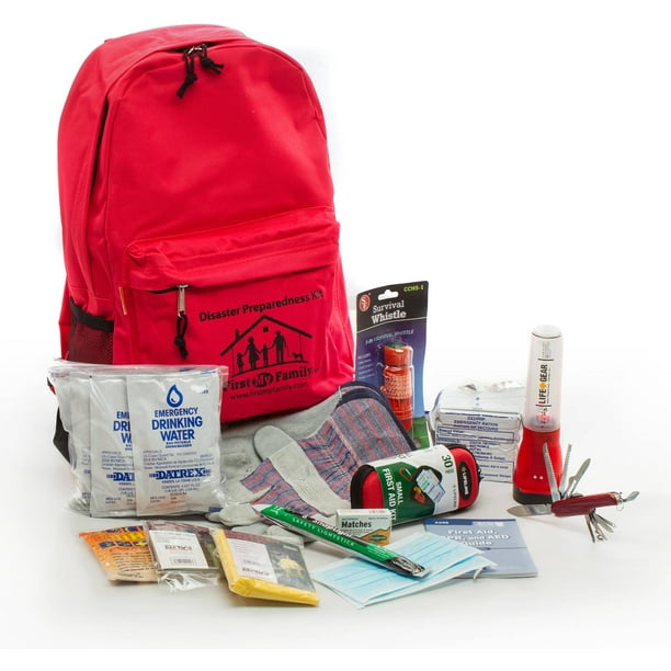 First My Family Disaster Preparedness Kit, 1 Person, 72 Hours