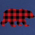thumbnail image 2 of CafePress - Buffalo Plaid Bear Maternity Dark T Shirt - Maternity Dark T-Shirt, 2 of 3