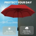 thumbnail image 5 of Rain-Mate Folding Travel Umbrella, Auto Open Close Windproof Umbrella for Rain and Sun, 5 of 6