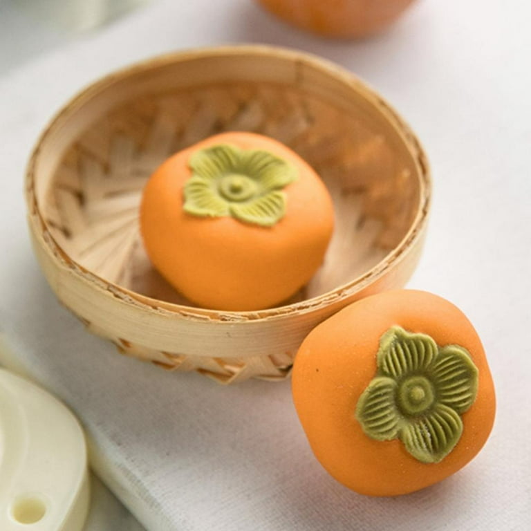 75g Persimmon Mooncake Press Mold Fruit Pattern Cookie Stamp For Mooncake  Festival Creative Chinese Traditional Dessert Tools - AliExpress
