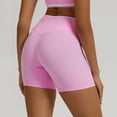 thumbnail image 6 of Biker Shorts for Women Cross Waist Yoga Workout Spandex Shorts Tummy Control Soft Athletic Running Gym Shorts, 6 of 6