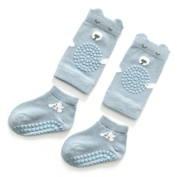 Juego de Calcetines con rodilleras para gatear BuyWeekMX para bebés