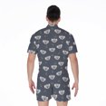 thumbnail image 2 of Koala Bear Pattern Short Sleeve Men'S Rompers, Koala Animal Casual Summer Jumpsuits Outfit, 2 of 4