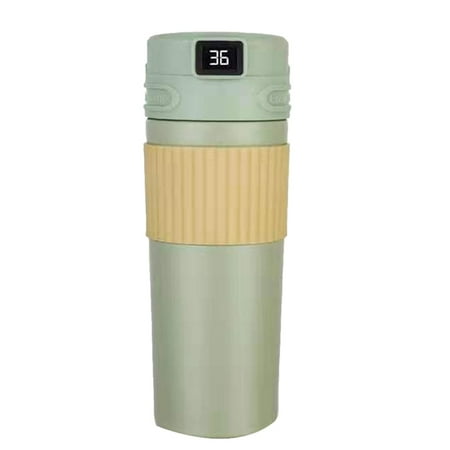 

480Ml Thermal Coffee Cup Smart Temperature Display Stainless Steel Mug Insulated Home Office Drinkware Mint Green