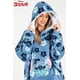 thumbnail image 5 of Sudadera con capucha Disney Stitch para mujer, forro polar cálido, azul, 5 of 7