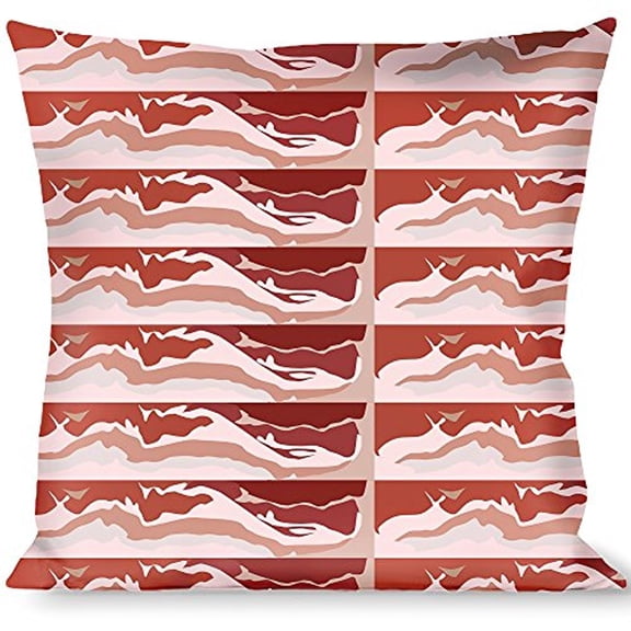 Buckle-Down Throw Pillow - Bacon C U