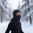 thumbnail image 4 of Hat with Neck Cover, Unisex Winter Warm Neck Mask Ear Protection Piece Hat 36x28cm, Full Head Mask for Skiing, Cycling, Running, Windproof, Stretchable, 4 of 6