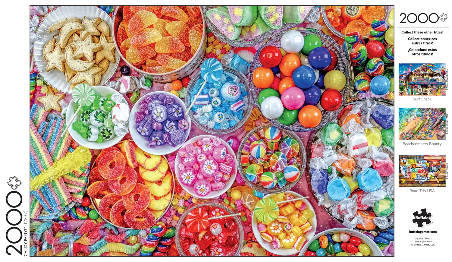 Buffalo Games 2000-PieceCandy Party! Jigsaw Puzzle