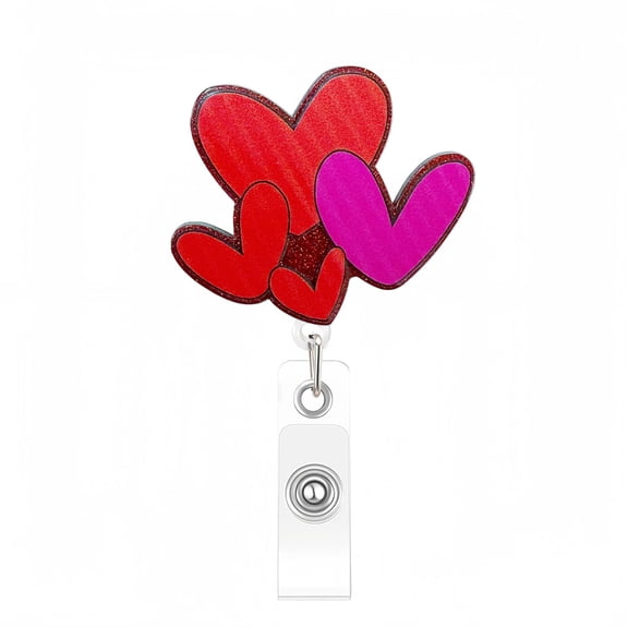 Funny Nurse Badge Reel,Cute Work Holder with Retractable Clip,Pediatric Badge Buddy,Nursing Student RN LPN CNA MA Medical Worker Teacher Doctor ID Name Badge Clip Accessories Valentines Day Gifts
