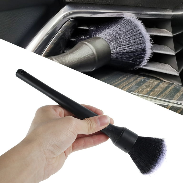 AutoCraft Car Detailing Brush, Stiff Bristles, Soft and Anti-Slip