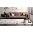 thumbnail image 3 of ALEF HOME Black Faux Cowhide Patchwork Area Rug | Luxurious Leather Look Carpet for Bedroom, Living Room, Office | Modern Western Home Décor(Grey -10 x 14), 3 of 5