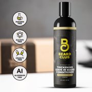 The Beard Club Thickening Leave-in Beard Conditioner for Men, Sandalwood & Ginger, Hydrating Moisturizer and Softener for Daily Beard Care, 4 oz