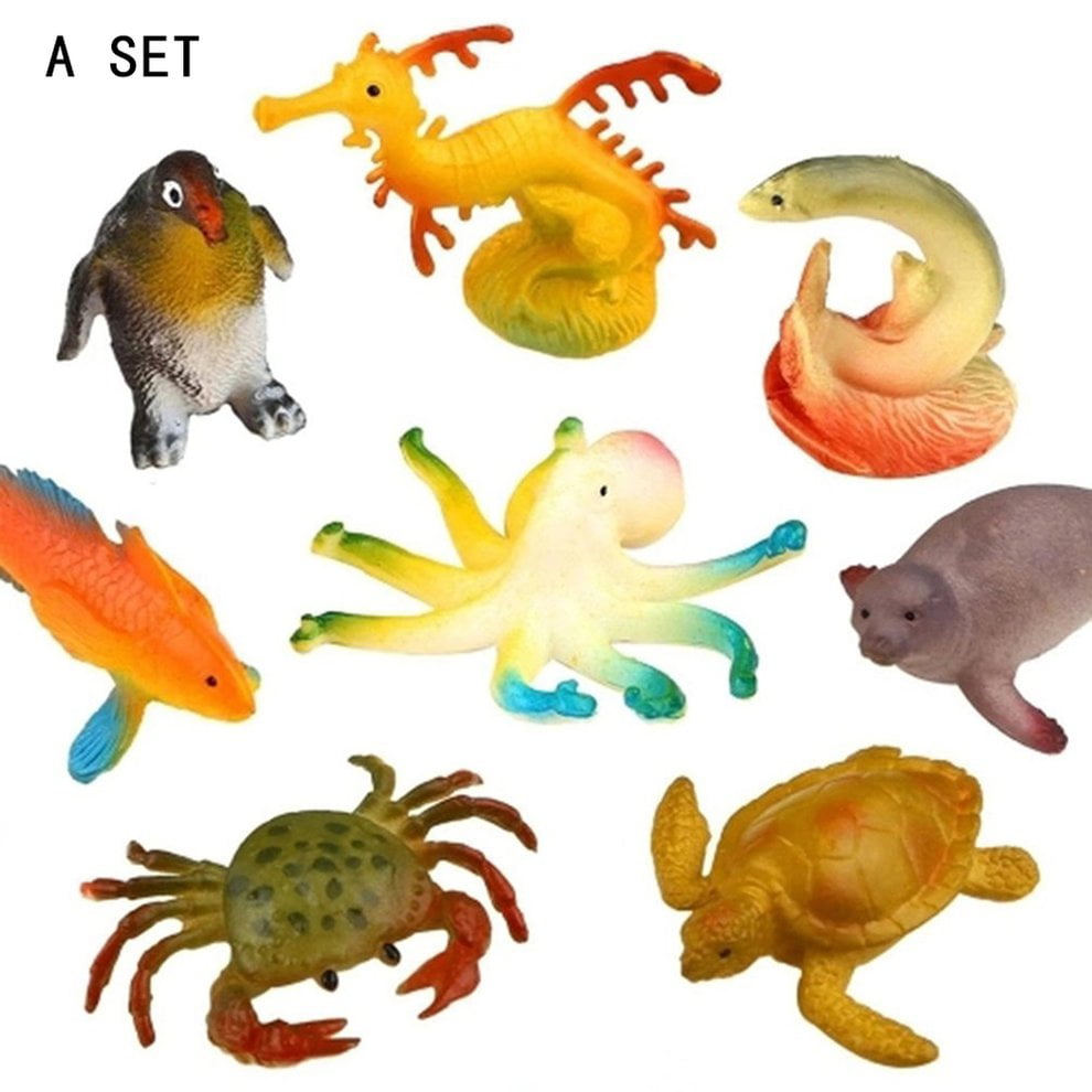 Jeir Underwater Deep Sea Creatures Tropical fish,Shark Animal Action