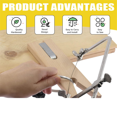 thumbnail image 1 of 3 in 1 Jeweler Saw Kit Includes V-Slot Bench Pin Clamp, Adjustable, 1 of 5
