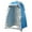 Bleu & Gris, variante sur Tente d'Abri Portable pour Camping en Plein Air, Plage, Douche, Toilette, Vestiaire, Abri contre le Soleil et la Pluie avec Fenêtre