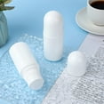 thumbnail image 2 of QZS 4Pack Empty Refillable Roll on Bottles,Deodorant Roller Container,White Plastic Portioning Bottles with Roller Ball,Anti-perspirant Roller Ball Perfume Container,for Cosmetic Samples, 2 of 7
