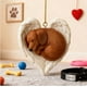 thumbnail image 3 of Herunwer Golden Retriever Glass Ornament for Christmas Tree, Personalized Goldens Dog Heart Hanging Ornaments Decorations for Home Car, Goldens Dog Mom Gifts, 3 of 4