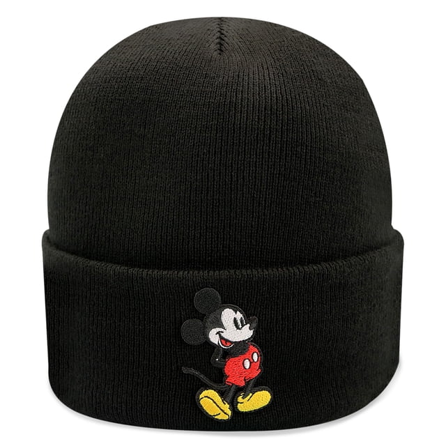 Gorro con diseño de Mickey Mouse de Disney, tejido ligero para invierno, para hombre