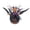 Black, variant on Decorr Halloween Pumpkin Floral Decor, 14.2" Artificial Glitter Jack O Lantern Pumpkin Flower Bouquet Centerpiece, Fake Pumpkin Tree Floral Ornament for Indoor Halloween Decorations, Black