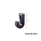thumbnail image 3 of Riwesomey 6 uds. De ganchos de amarre de nailon, ganchos J, accesorios de aparejo, cuerda elástica de remo, herramientas de amarre, soporte para Bombillas para automóviles Tipo de tornillo, 3 of 6