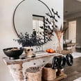 thumbnail image 4 of AKEGAMN Liquidation! Tiges Artificielles Feuilles Noires Branches Décoration Fleurs Noires Gothique Salle de Bain Table Maison Ferme Esthétique Tiges Artificielles Feuilles Noires Branches Halloween, 4 of 9