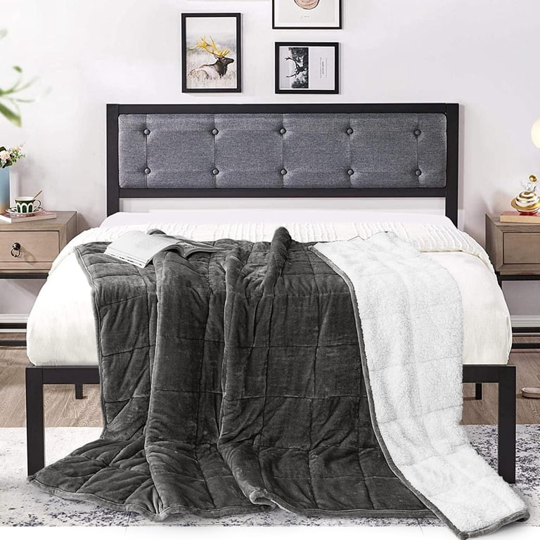 Teler Weighted Blanket, Queen 60x80 20lb Sherpa photo 6