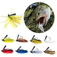 thumbnail image 2 of Beisidaer 1Pcs 7Cm/10G Weedless Football Jig Bait Rubber Skirt Fishing Lure Bass Trout, 2 of 5