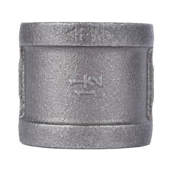 1 Pc, Stz Industries 1-1/2 In. Fip Each X 1-1/2 In. D Fip Black Malleable Iron Coupling
