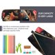 thumbnail image 5 of Balery Colorful Flower German Shepherd Estuche de Lápices de Cuero Impreso, Estuche para Suministros de Arte, Estuche de Lápices con Cremallera, Estuche de Almacenamiento de Papelería, 5 of 7