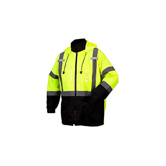 Pyramex RP3110M RP31 Series Parkas Class 3 parka in lime - medium