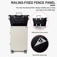 thumbnail image 5 of Foldable Travel Bag for Hand Luggage, Wet and Dry Separation with Mesh Compartments, Multipurpose for Weekend Trips and Beach Days, Topliu, 5 of 7