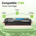thumbnail image 2 of Cartuchos de tóner swiss toner 218A, paquete de 4 para HP 218X 218A, 2 of 7