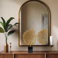 thumbnail image 5 of Polyresin Decorative Coral Gold Finish Black Wooden Base Home Decoration for Living Room Bedroom Study Room Kitchen Office Classic Wood Decor Beautiful Home Decor Gift, 5 of 8